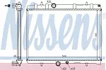 Радиатор охлаждения двигателя NISSENS BS90219