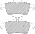 Тормозные колодки FERODO Задние BS143301