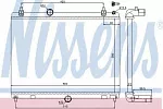 Радиатор охлаждения двигателя NISSENS BS91828