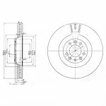 Тормозной диск DELPHI BS139331