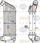 Интеркулер HELLA BS66727 Интеркулер HELLA BS66727