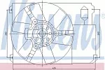 Вентилятор радиатора NISSENS BS62772