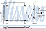 Радиатор кондиционера NISSENS BS99279