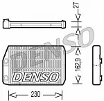 Радиатор печки Denso BS118592 Радиатор печки Denso BS118592