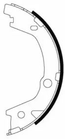 Тормозные колодки ручника Textar BS233498