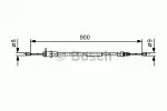 Трос ручника BOSCH BS151383