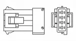 Кислородный датчик (лямбда-зонд) MAGNETI MARELLI BS52140