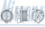 Вентилятор отопителя NISSENS BS116147