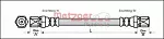 Тормозной шланг METZGER BS132773 Тормозной шланг METZGER BS132773
