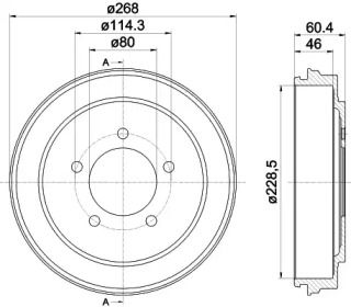 Тормозной барабан Textar BS274733 Тормозной барабан Textar BS274733