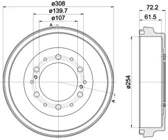 Тормозной барабан Textar BS274946