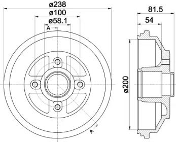 Тормозной барабан Textar BS274969