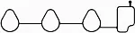 Прокладка впускного коллектора BGA BS84325