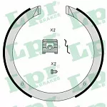 Тормозные накладки LPR BS148709