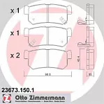 Тормозные накладки ZIMMERMANN BS147794