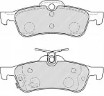 Тормозные колодки FERODO Задние BS143485