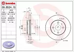 Тормозной диск BREMBO BS139520 Тормозной диск BREMBO BS139520