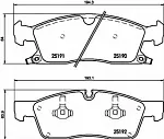 Тормозные накладки HELLA BS150194