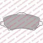 Тормозные колодки DELPHI Передние BS143791