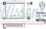 Радиатор печки NISSENS BS118622 Радиатор печки NISSENS BS118622