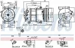 Компрессор кондиционера NISSENS BS97672