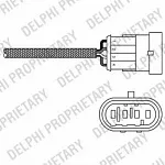 Кислородный датчик (лямбда-зонд) DELPHI BS52249