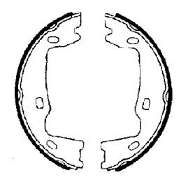 Тормозные колодки ручника FTE BS232810