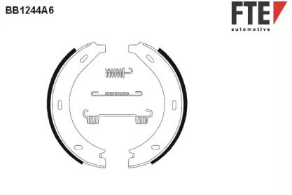 Тормозные колодки ручника FTE BS233253