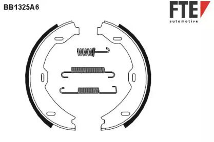 Тормозные колодки ручника FTE BS233396