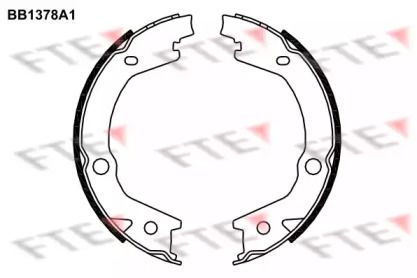 Тормозные колодки ручника FTE BS233260