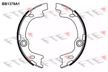 Тормозные колодки ручника FTE BS233431