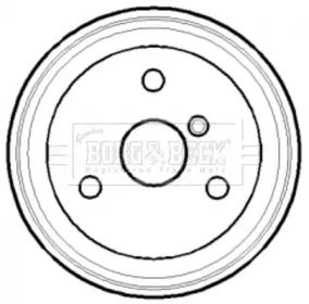Тормозной барабан Borg & Beck BS274321