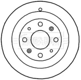 Тормозной барабан Borg & Beck BS274579