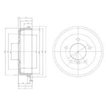 Тормозной барабан Delphi BS274696