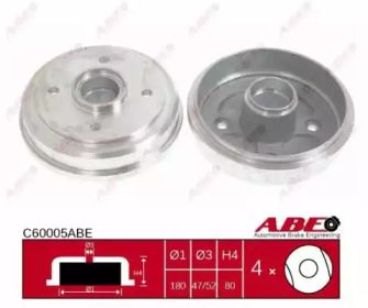 Тормозной барабан ABE BS273905