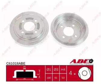 Тормозной барабан ABE BS274330