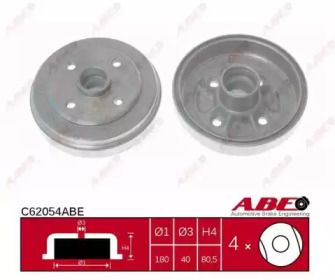 Задний тормозной барабан ABE BS274368
