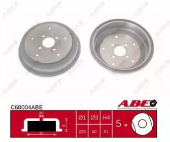 Тормозной барабан ABE BS274604