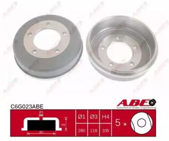 Тормозной барабан ABE BS274084