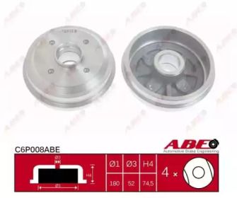 Задний тормозной барабан ABE BS274425