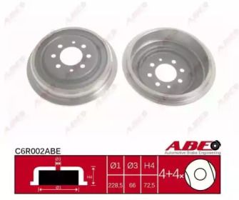 Задний тормозной барабан ABE BS273918