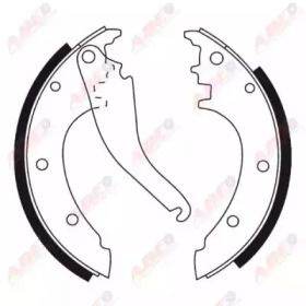 Тормозные колодки ручника ABE BS232509