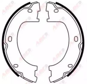 Тормозные колодки ручника ABE BS233527