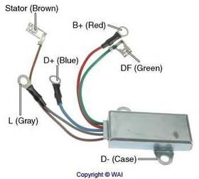 Реле-регулятор генератора Wai Global BS320174