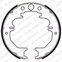 Тормозные колодки ручника Delphi BS233486