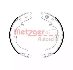 Тормозные колодки ручника Metzger BS233473