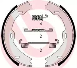 Тормозные колодки ручника Brembo BS233360