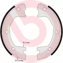 Тормозные колодки ручника Brembo BS232906