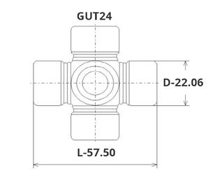 Крестовина карданного вала GMB BS288025 Крестовина карданного вала GMB BS288025