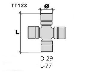 Крестовина карданного вала BS288128